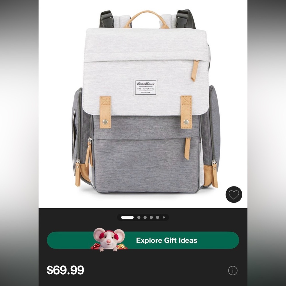 Eddie Bauer cascade diaper bag